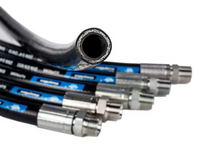 Super Hose Steam Hose R1 & R2 – EPDM Steam Hose with Multi Wire Steel Braiding, High Temperature and Pressure Ratings, Certified Industrial Grade